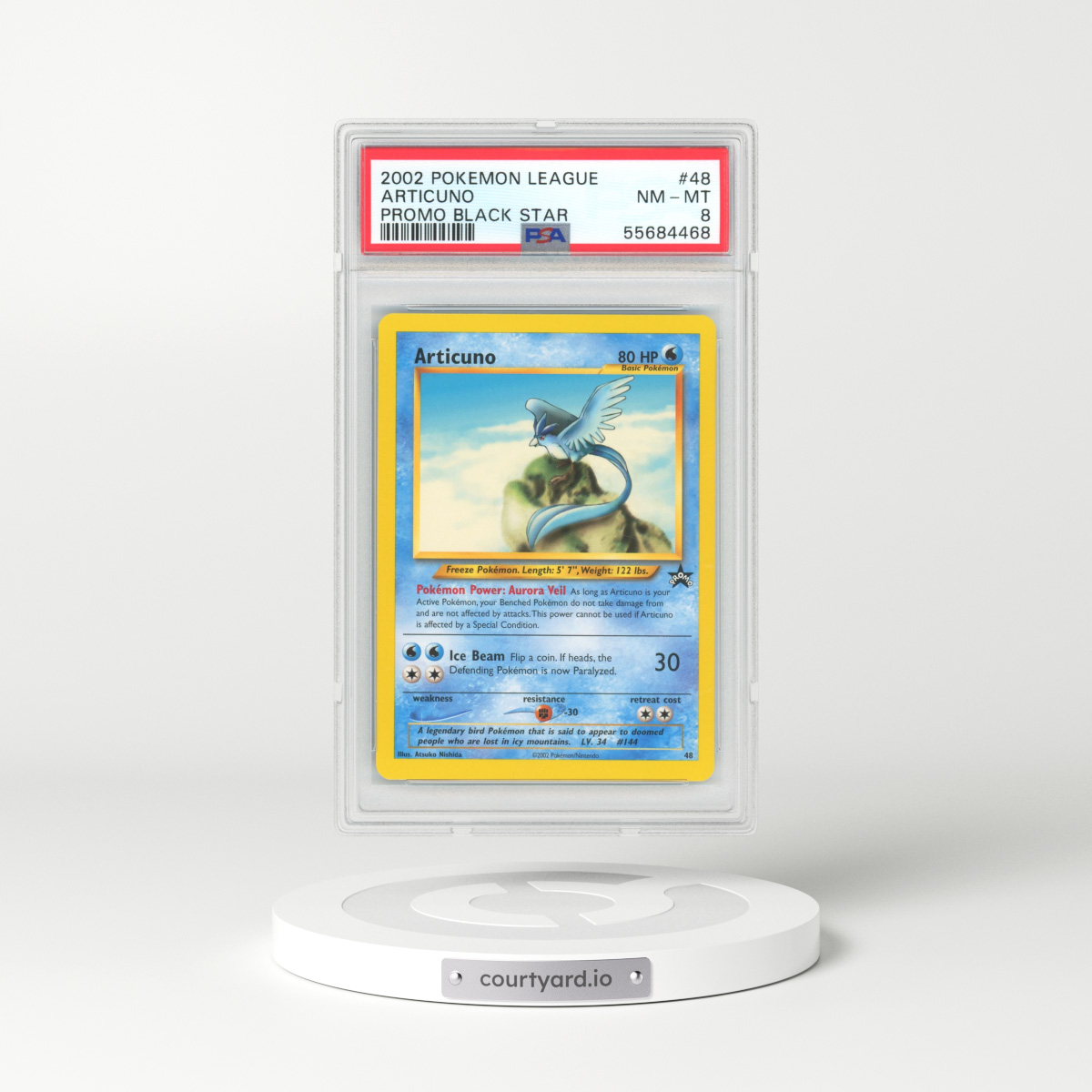 2002 Pokémon hot League Articuno Promo Black Star